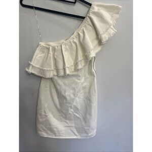 Future Collective Dress Ivory Boho Cottage Core Y2K Small